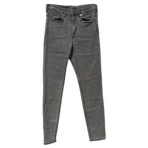 COS Womens High Rise Skinny Fit Cropped Leg‎ Grey Denim Jeans Size 27